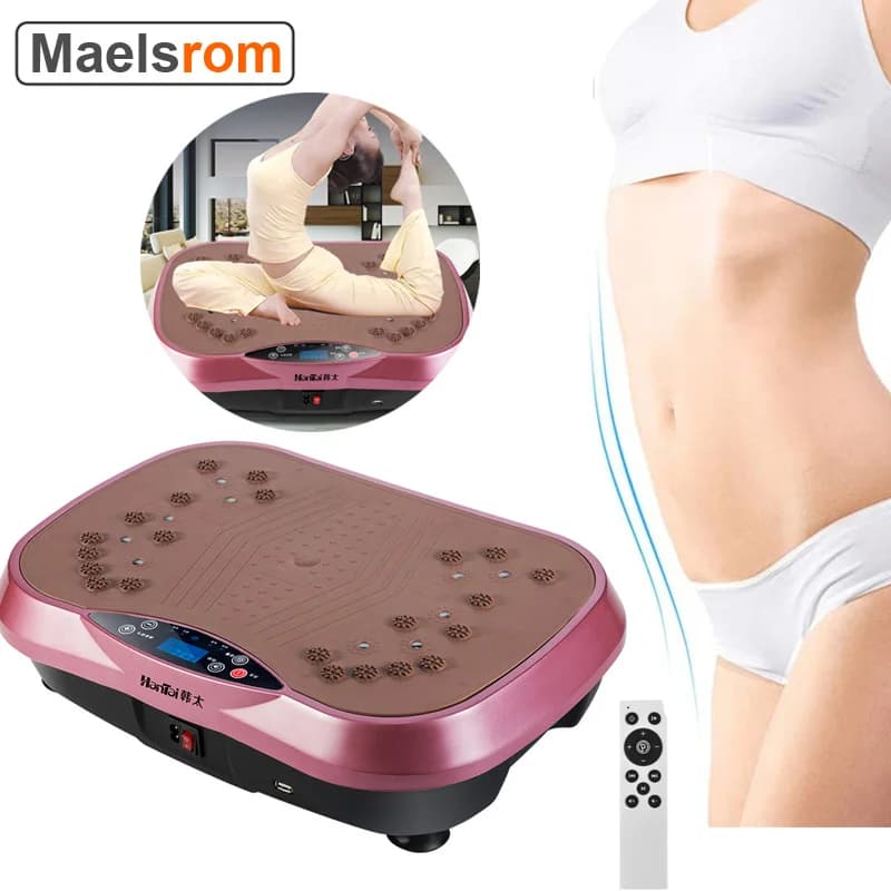 Machine à plaque vibrante pour tout le corps, brûleur de graisse puissant et équipement de gymnastique à domicile pour la perte de poids, réduction de la Cellulite lymphatique