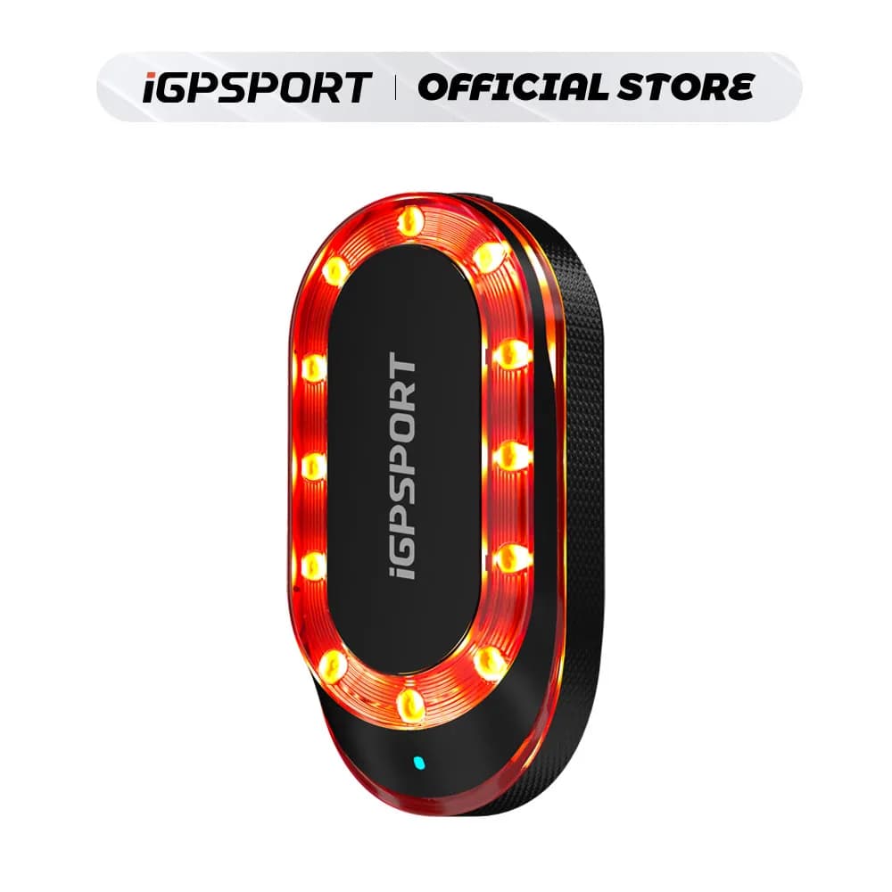 IGPSPORT SRmini Radar feu arrière intelligent feu arrière de vélo avertissement de frein IPX7 étanche feu arrière de cyclisme 7 Modes d'éclairage feu arrière