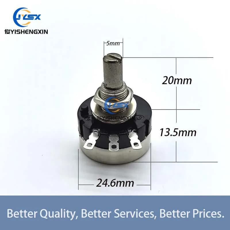 Potentiomètre RV24YN20S B201 B501 B102 B202 B502 B103 B203 B503 B104 B204 B254 B504 B105 500 ohm 10K 20K 50K 100K 200K ohm, 1 pièce