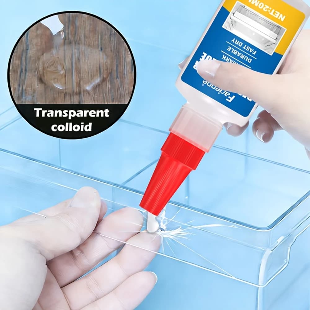 Adhésif pour tiroir de réfrigérateur, colle de réparation pour tiroir de réfrigérateur - Séchage rapide et résistant, adapté aux supports de réfrigérateur, étagères