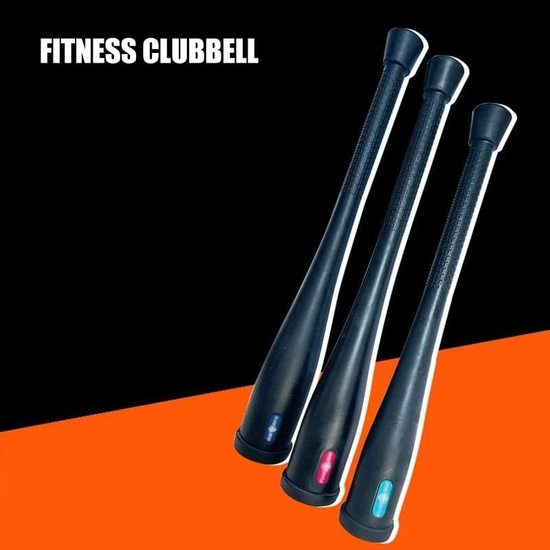 2-32 kg Clubbell de fitness en acier, Indian Club, Iran Bar, bâton d'haltère, pour exercices de bras et entraînement de préhension poignet-main, avec revêtement en caoutchouc, pour salle de sport à do