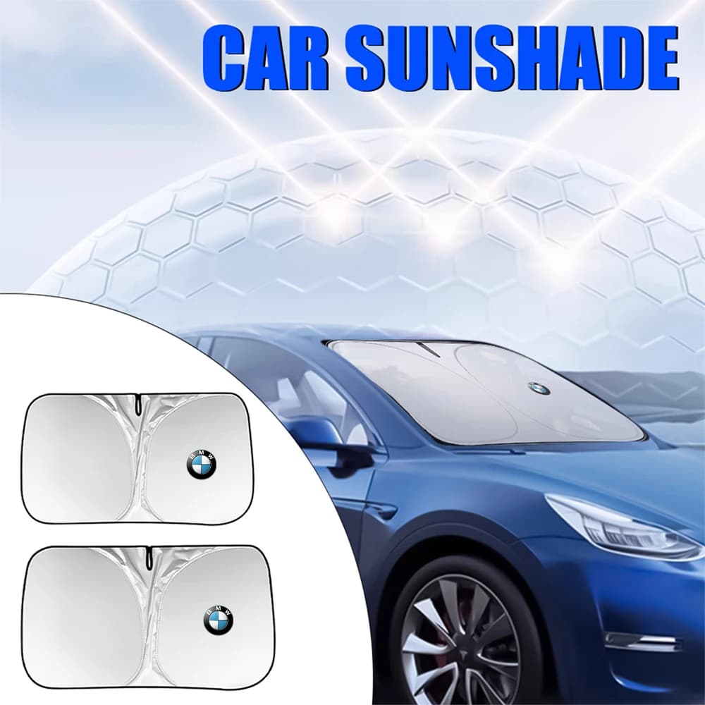 Pare-soleil pliable pour fenêtre de voiture, protection de pare-brise pour BMW M M4 Alpina F10 E36 E39 Performance X1