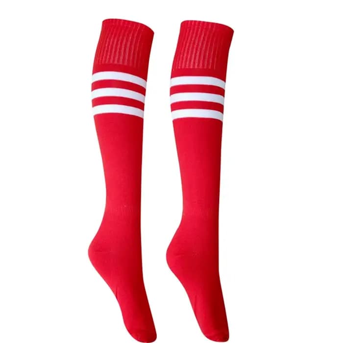 Tendances genou haute chaussette pour femmes jeunesse athlétique football chaussette femmes accessoi