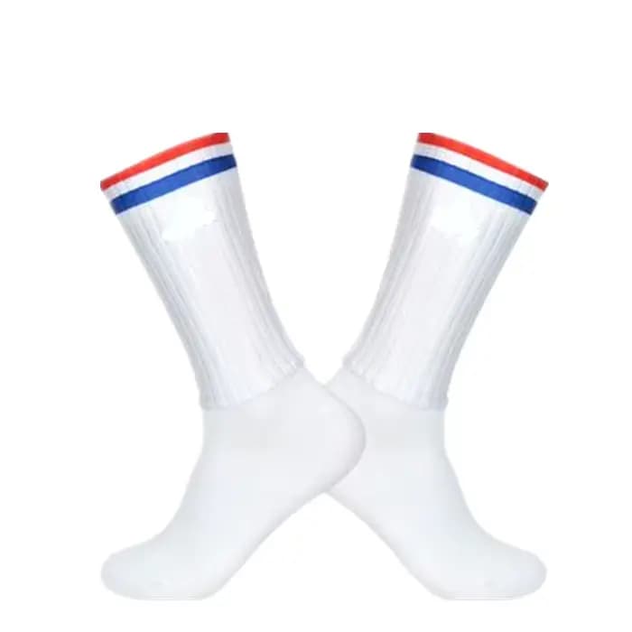 Chaussettes de cyclisme antidérapantes en silicone pour l'été, chaussettes de sport pour hommes, cha