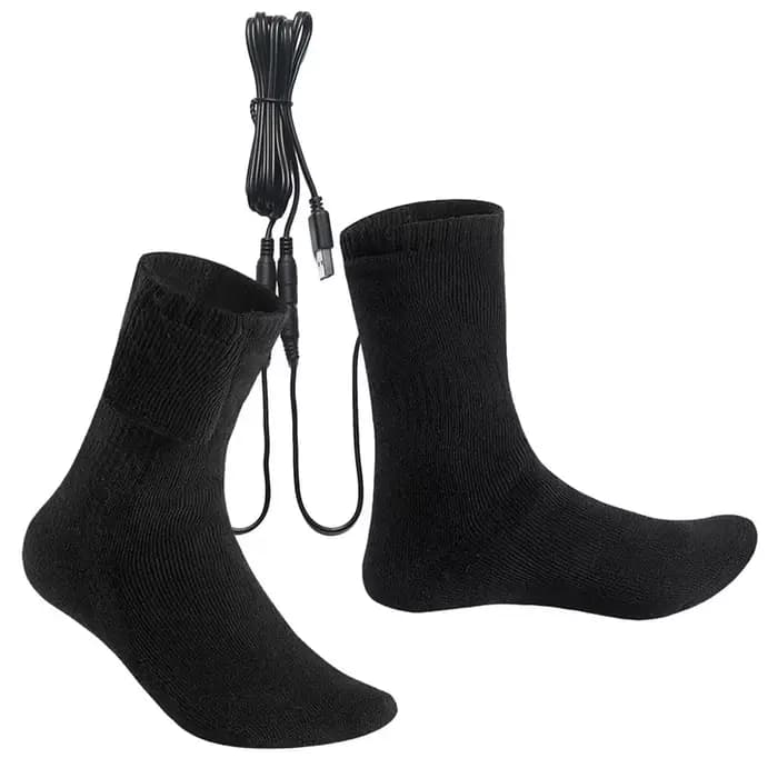 Chaussettes chauffantes rechargeables USB température constante fièvre chaussettes chauffantes élect