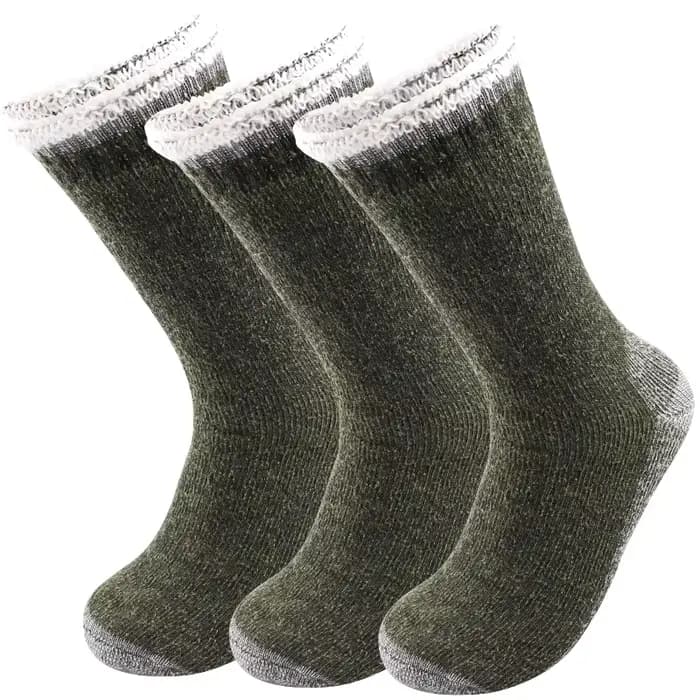 3 paires de chaussettes de sport de plein air épaisses de haute qualité pour hommes et femmes, chaus