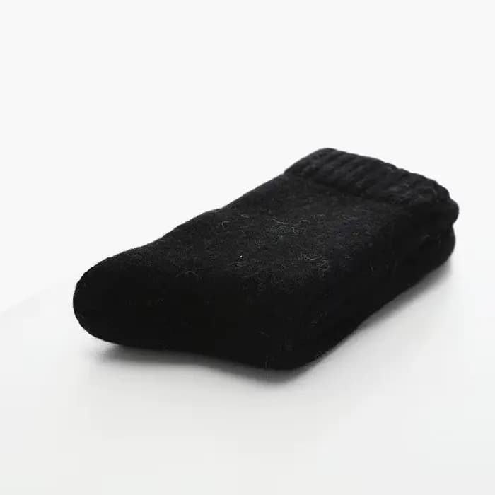 Chaussettes hommes Super plus épais solide chaussette laine chaussettes chaudes contre la neige froi