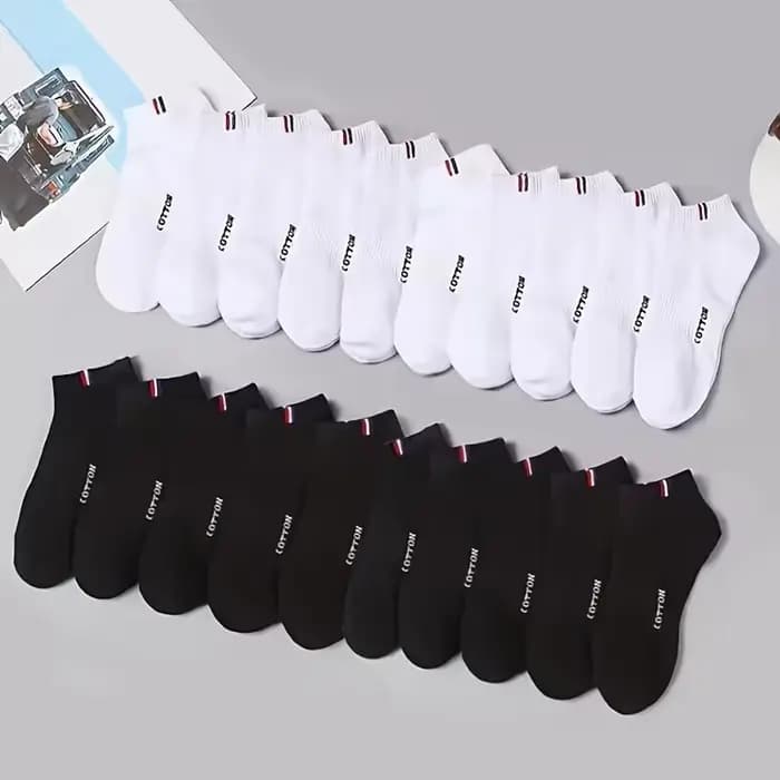 20/50 paires de chaussettes de sport pour hommes, douces et confortables, de haute qualité, décontra