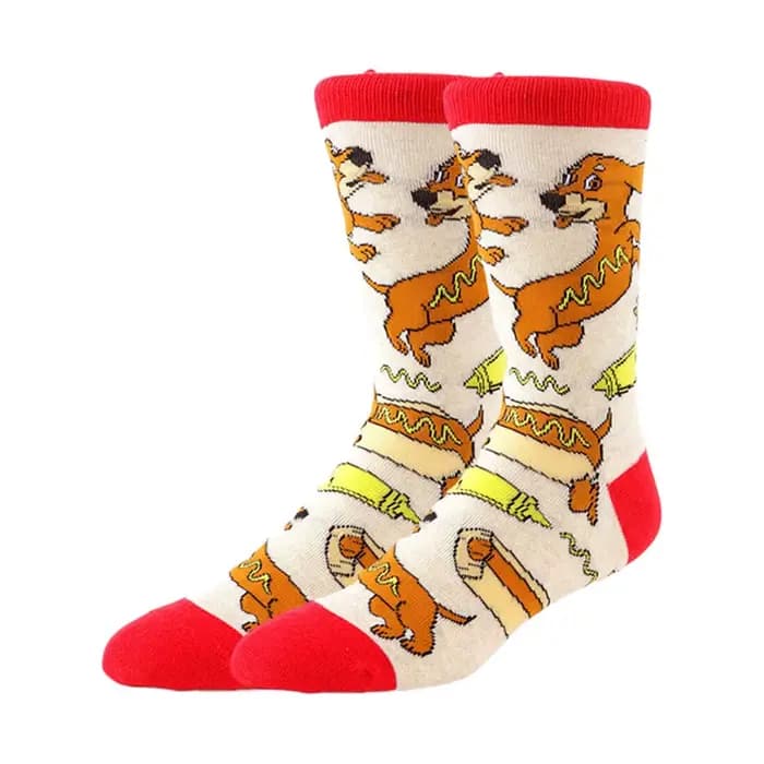 Hommes femmes chaussettes heureuses nouveauté drôle chaussettes de créateur hip hop rue mode skatebo