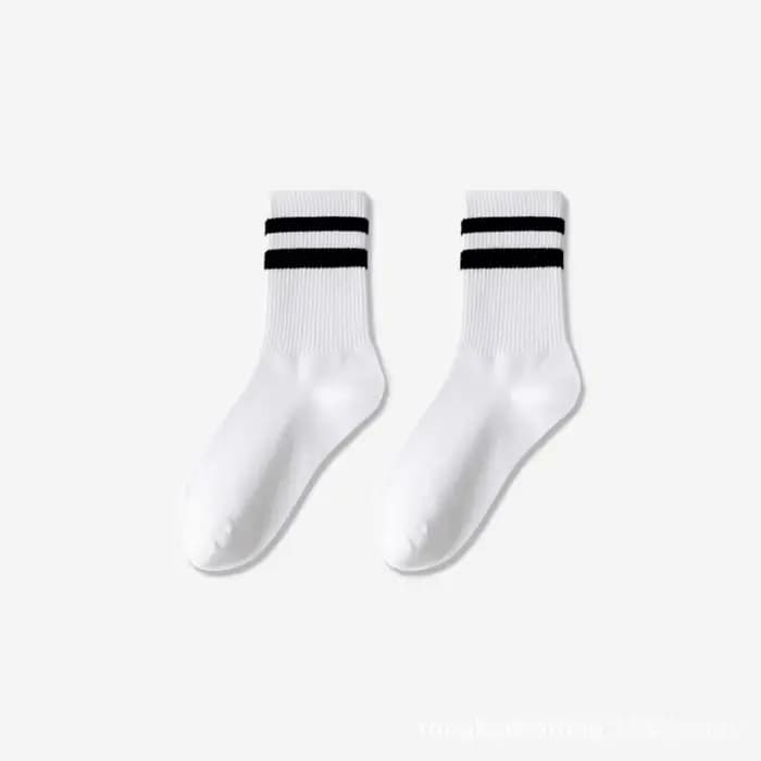Chaussettes de sport d'affaires pour hommes, respirantes, absorbant la sueur, conception de barres p
