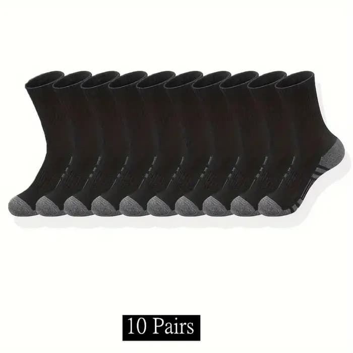 10/20/30 paires de chaussettes classiques pour hommes, chaussettes de sport unisexes pour hommes, co