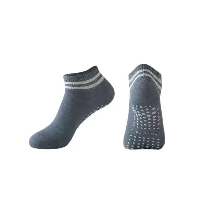 1 paire de chaussettes antidérapantes pour femmes, Pilates, Yoga, respirantes, en Silicone, antidéra