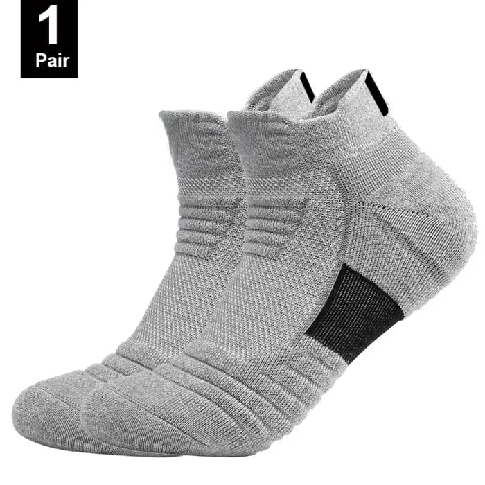 1/3 paires de chaussettes de Football antidérapantes pour hommes, chaussettes en coton, Tube court e