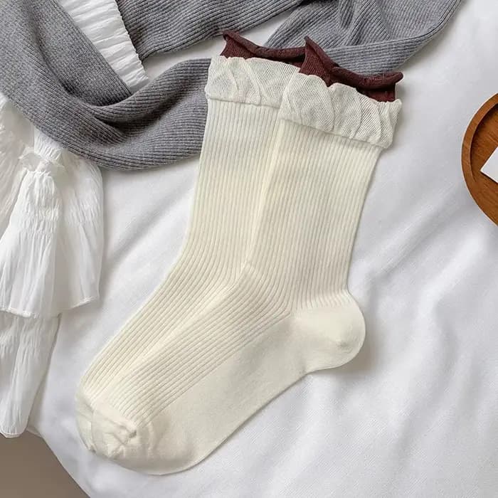 Nouvelles femmes chaussettes printemps été mode couleur mixte filles chaussettes amples respirant co