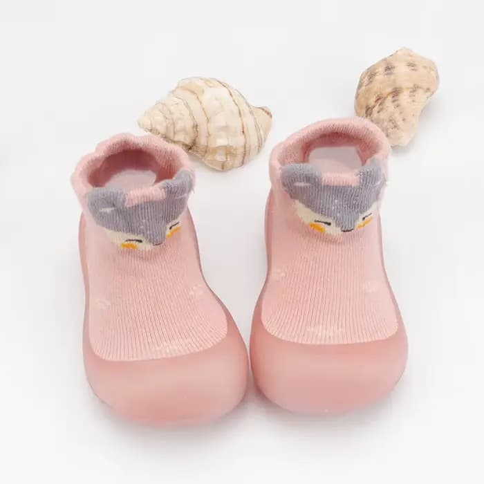 Chaussettes pour bébés, chaussures pour enfants en bas âge, premiers pas, motif de dessin animé, sem