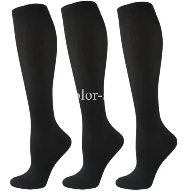 3/6/7 chaussettes à Double Compression pour hommes femmes médical varices diabète chaussettes élasti