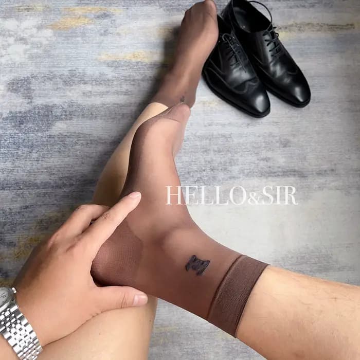 Personnage E Lettre E Chaussettes en dentelle Dressing chaud Chaussettes habillées pointues Sex Appe