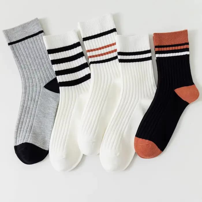 5 paires de chaussettes pour hommes, chaussettes de sport Vintage amusantes à la mode, chaussettes t