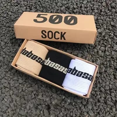 Chaussettes Hommes D'équipage de La Rue de Sexe Masculin Kanye West Hip Hop Match de Basket-Ball Cha
