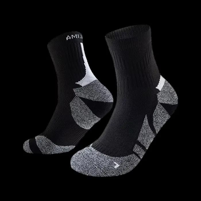 Chaussettes de course professionnelles pour Marathon, rembourrées en éponge, antidérapantes, pour ra