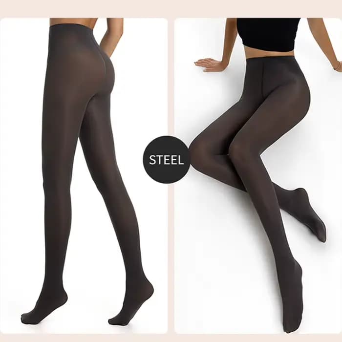 Collants fins et Sexy pour femmes, couleur Simple, noir, bas hauts et longs, sans couture, grands co