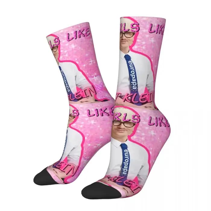 Chaussettes antidérapantes pour hommes, chaussettes d'écoute avec coeurs Joost Klein, bas de loisirs