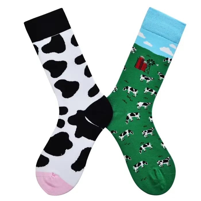 Chaussettes colorées en coton de Van Gogh Picasso pour hommes et femmes, chaussettes originales AB T