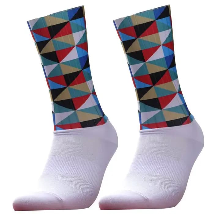 Aero – chaussettes de cyclisme antidérapantes sans couture, pour équipe de vélo, pour vélo de route,