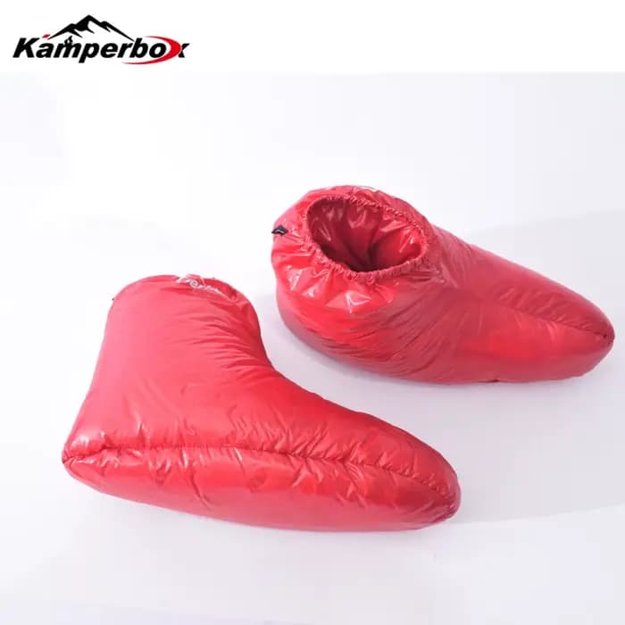 Kamperbox – pantoufles et chaussettes de Camping, chaussons pour sac de couchage, AQ3