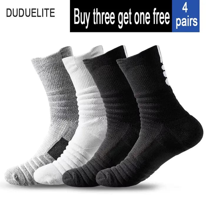 Chaussettes de basket-ball professionnelles Elite, Tube épais, serviette, antidérapantes, absorbant