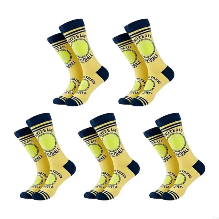 5 paires chaussettes Football pratiques respirantes, adaptées pour réduire Fatigue améliorer les Per