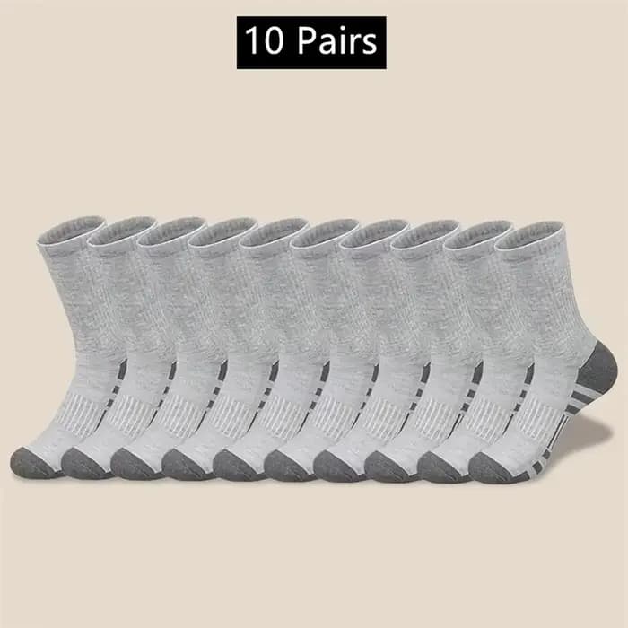 10/20/30 paires de chaussettes de travail pour hommes de haute qualité unisexe respirant basket-ball
