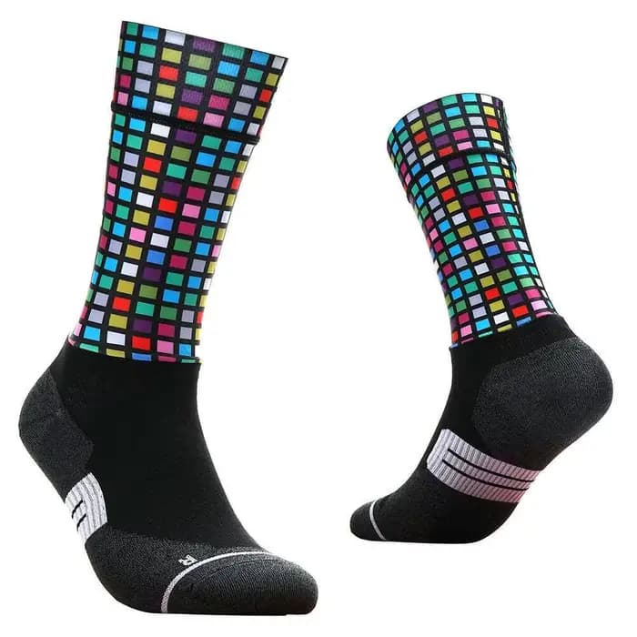 Chaussettes de sport pour hommes et femmes, chaussettes de cyclisme, de basket-ball, de course, de r