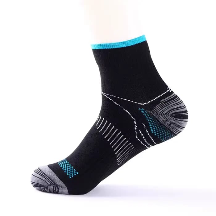 Chaussettes de compression nouvel été blanc plantaire Fascia bas de compression décontracté sports d