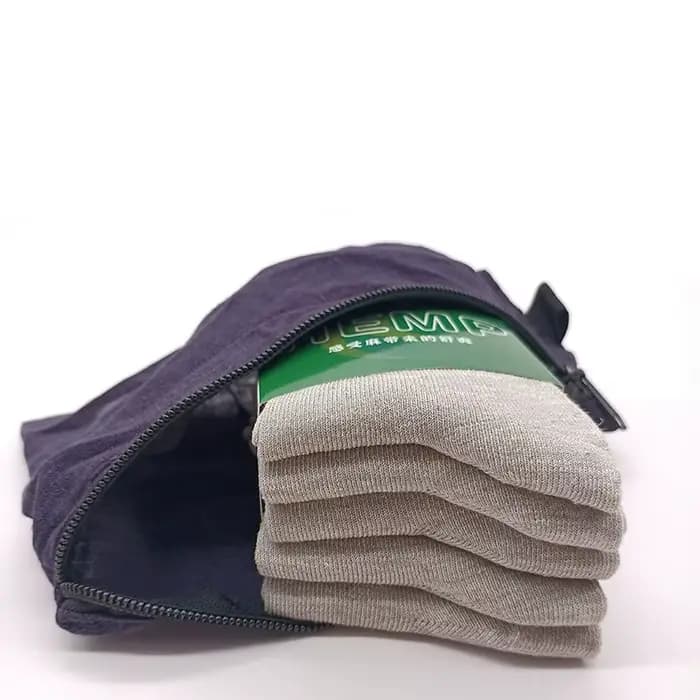 Lot de 5 chaussettes en chanvre pour femmes et hommes, chaussettes à ouverture large