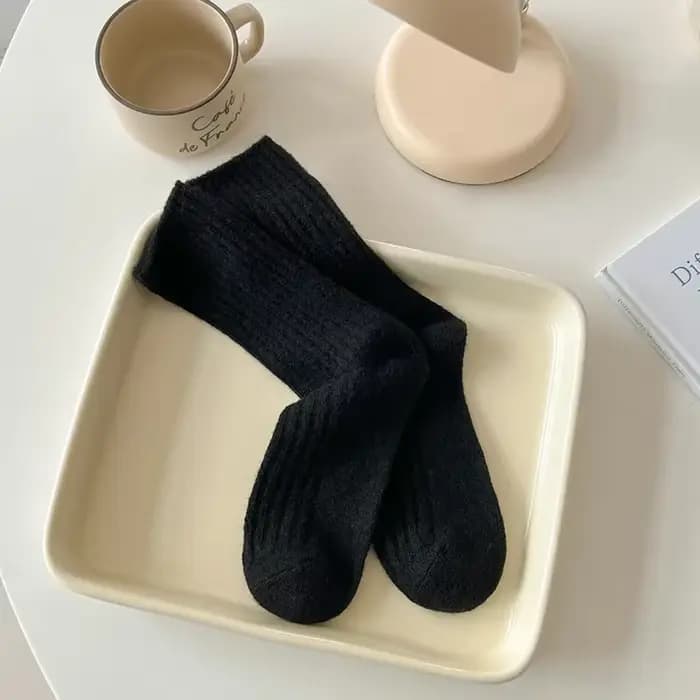 Laine cachemire épais hiver chaud femmes chaussettes chaussettes de couchage femmes Style japonais c