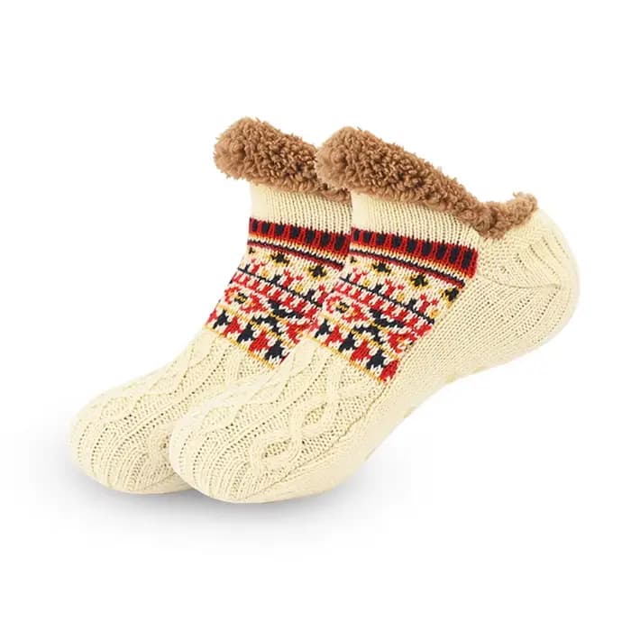 Chaussettes de neige chaudes pour hommes, chaussettes de sol pour la maison, tapis de sommeil, sanda