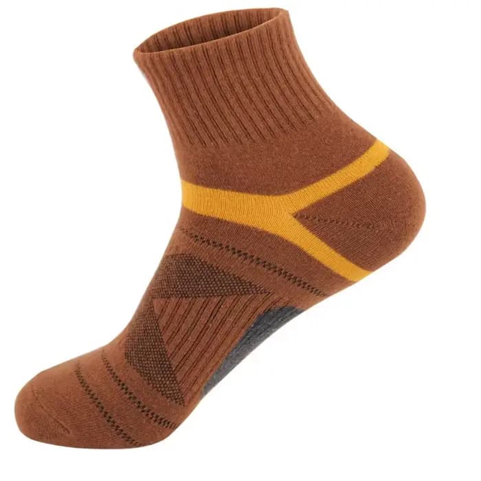 Chaussettes de compression en laine mérinos pour hommes, chaussettes en coton de rinçage noir, chaus
