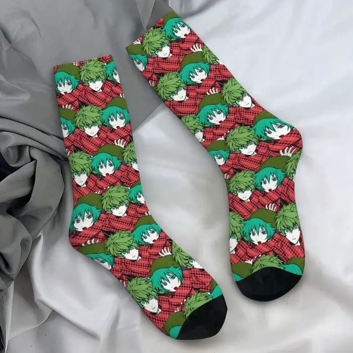 Chaussettes Unisexes Confortables et Antidérapantes, Sou HiyoriShin Tsukimi Your Turn To Die, Jeu YT