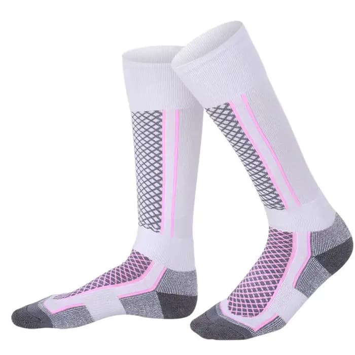 Chaussettes thermiques à haute élasticité pour hommes et femmes, chaussettes de sport d'hiver chaude