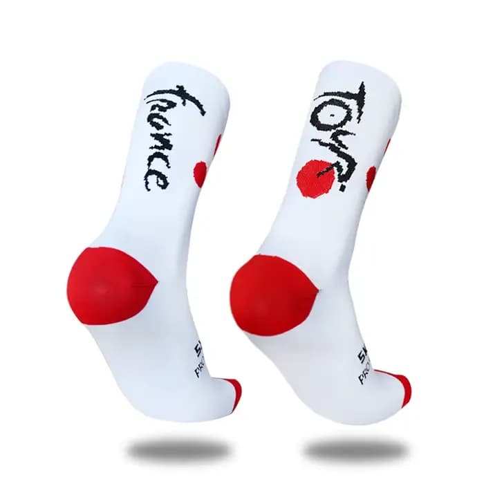 Cyclisme 2025 coloré nouveau Champion hommes nouvelles rayures femmes sport respirant chaussettes Co