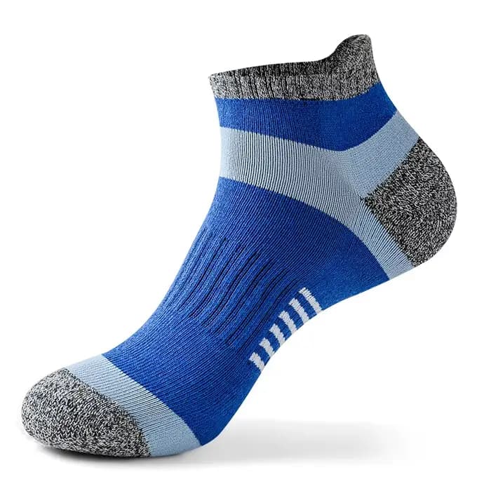 Chaussettes de sport en coton éponge absorbant les chocs pour homme, en maille respirante, absorbant