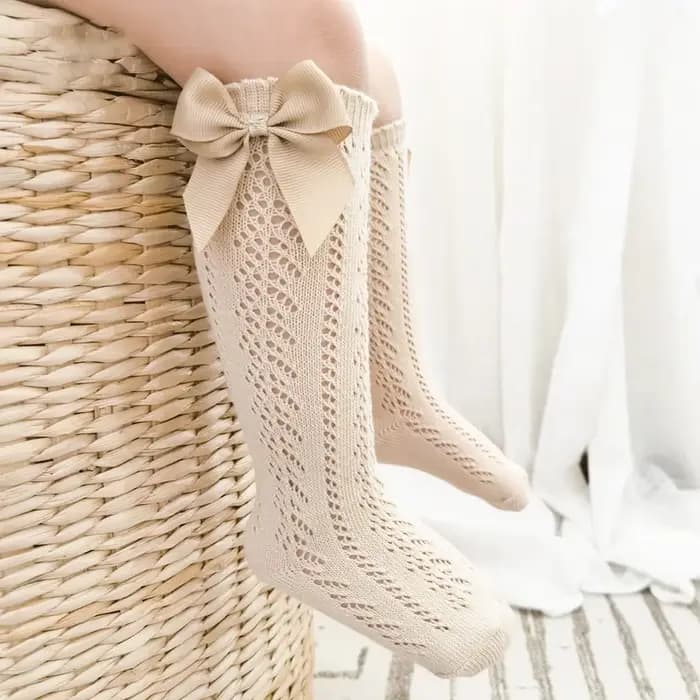 Chaussettes Hautes pour Bébé Fille de 0 à 7 ans, sulfavec Nministériels d, Douces, en Maille de Coto