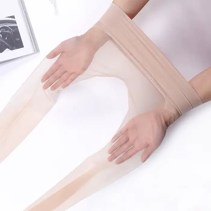 Nouveau collants 2D pour femmes collants sans couture collants en Nylon Transparent Ultra-mince bas