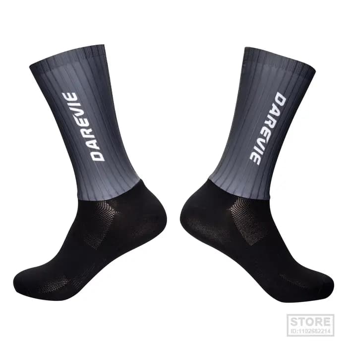 Haute DAREVIE chaussettes de cyclisme Aero Speed chaussette Pro sport pour hommes anti-dérapant resp