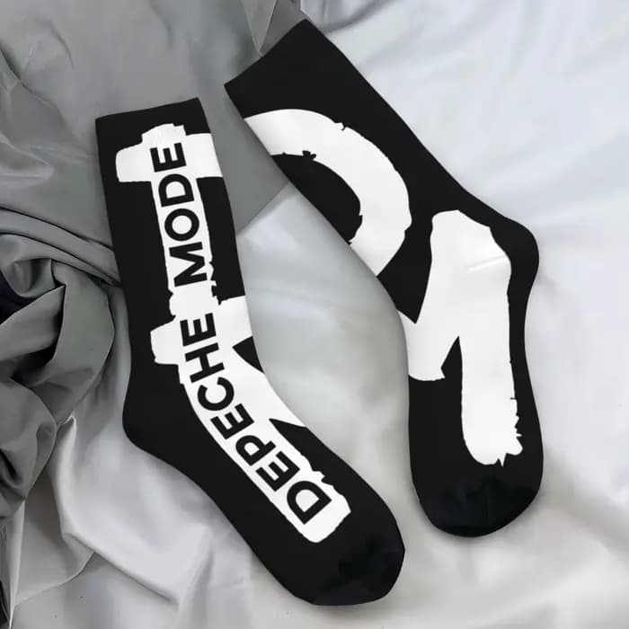 Depeche Cool Mode chaussettes coréen bas printemps anti-dérapant unisexe hommes chaussettes doux imp
