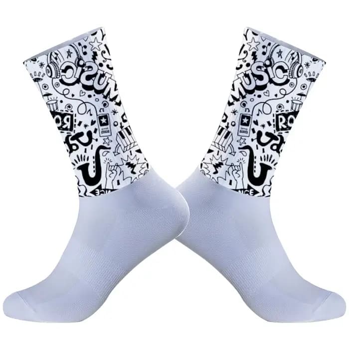 Chaussettes de vélo professionnelles antidérapantes pour hommes et femmes, nouvelles chaussettes de