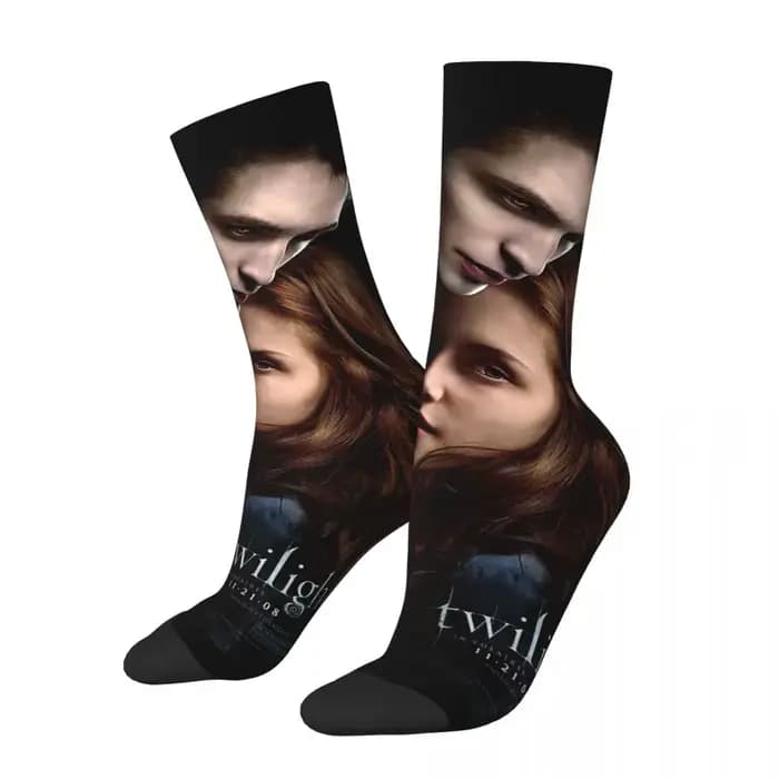 Happy Men – chaussettes pour homme et femme, chaussette graphique de la Saga du crépuscule, Edward B