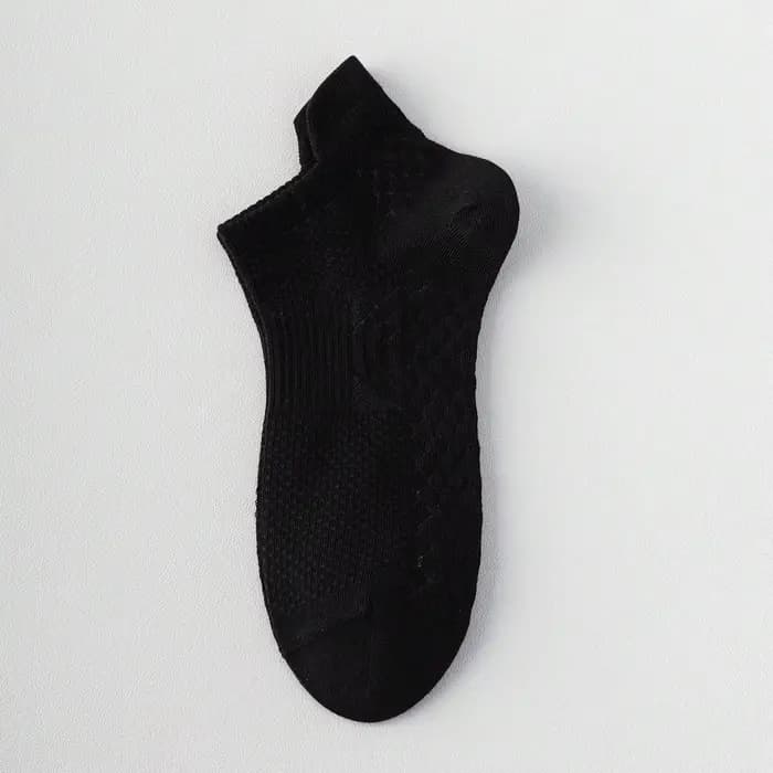 Chaussettes de sport pour femmes, couleur unie, haute qualité, respirantes, à compression, en coton,