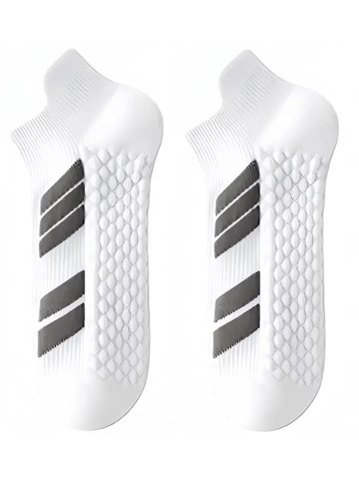 10 paires de chaussettes de sport noires à coupe basse pour hommes et femmes, respirantes, absorbant